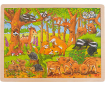 Puzzle - Az erdőben - Kicsinyek