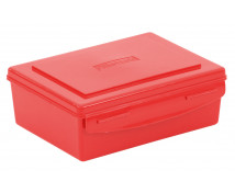 Tároló doboz, 1,4 l - piros