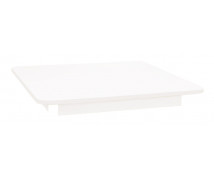 Asztallap 18 mm, FEHÉR - négyzet 80x80 cm - fehér