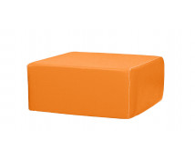 KOCKA Puff - narancssárga 15cm