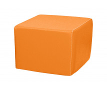 KOCKA Puff - narancssárga 25 cm