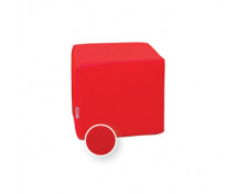KOCKA Puff - piros 30 cm