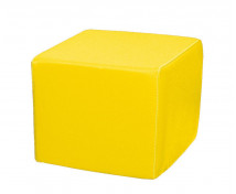 KOCKA Puff - sárga 30 cm