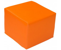 KOCKA Puff - narancssárga 35 cm
