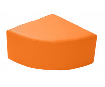 Negyedkör ülőke - narancssárga 30cm