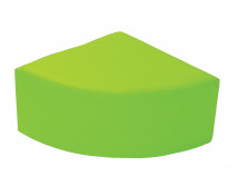 Negyedkör ülőke - zöld 30cm