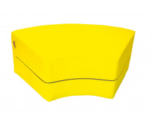 HULLÁM ülőke - sárga 30cm