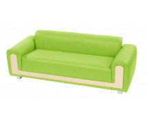 „Mosoly“ hármas kanapé zöld