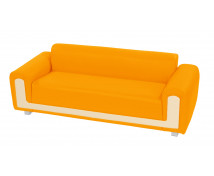 „Mosoly“ hármas kanapé narancssárga