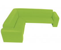 “Exclusive“ sarok kanapé zöld