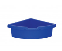 Sarok műanyag tároló - kék