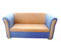 Masszív ülőke - Kettes kanapé kék