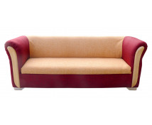Masszív ülőke - Hármas kanapé piros