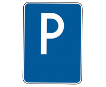 Mellény közlekedési táblával - Parkoló
