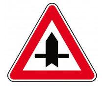 Mellény közlekedési táblával -Útkereszteződés alár