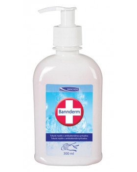 BANNderm folyékony szappan antibakteriális adalékanyaggal, 300 ml