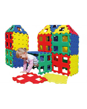 Polydron XL építőkészlet - Készlet 2 (24 db elem)