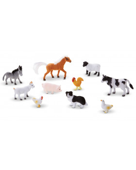 Műanyag állatok - Állatok a farmró