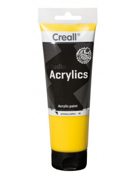 Akril festék, 250 ml - sárga