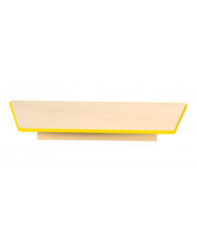 Asztallap 18 mm, Juhar - trapéz - sárga