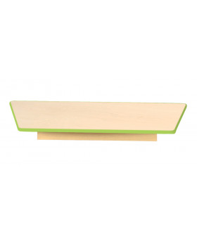 Asztallap 18 mm, Juhar - trapéz - zöld