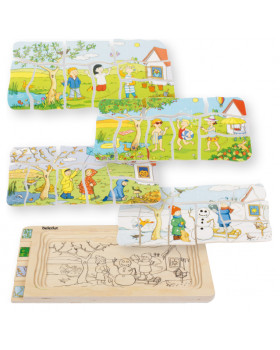 Réteges puzzle - A 4 évszak