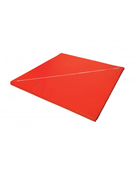Szétnyitható sarok matrac - piros