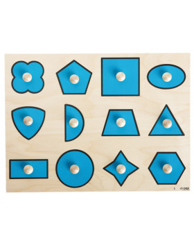 Kirakós puzzle - Geometriai alakzatok