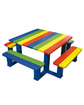 JUNIOR Piknik asztal, ülésmagasság 29 cm