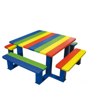 JUNIOR Piknik asztal, ülésmagasság 39 cm