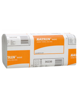 Natúr papírtörlők, Katrin Basic ZZ, 250 db