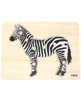 Beillesztős puzzle - Zebra