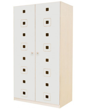 Ajtó 8 - MDF - Négyzetek - szürke
