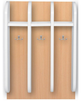 Törölköző és pohártartó - 3 személyes - bükk