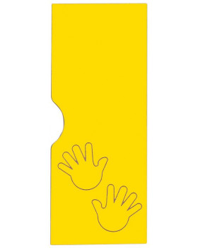 Ajtó msrt mintával - Tenyerek - Ementál öltözőszekrlnyhez - sárga