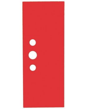 Ajtó nyílással - Kör 2 - Ementál öltözőszekrényhez - piros
