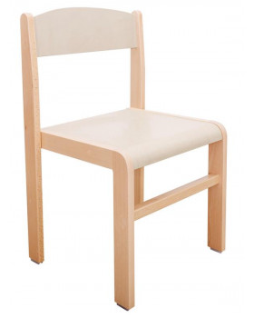 Bükkfa szék - ülésmagasság 35 cm - cappuccino