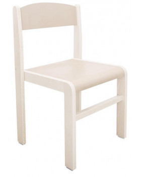 Faszék JUHAR FEHÉRÍTETT-cappuccino, 26 cm