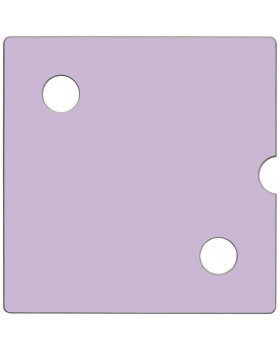 Ajtó NUMERIC sz. 2 - pasztell lila