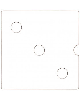 Ajtó NUMERIC sz. 3 - fehér