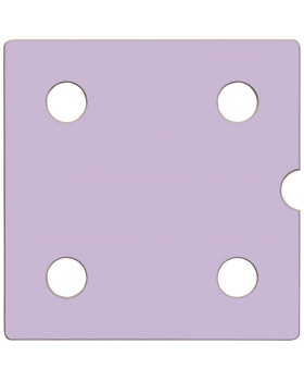 Ajtó NUMERIC sz. 4 - pasztell lila