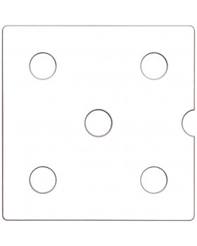 Ajtó NUMERIC sz. 5 - fehér