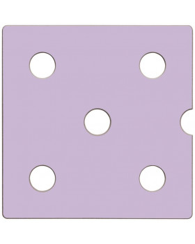 Ajtó NUMERIC sz. 5 - pasztell lila