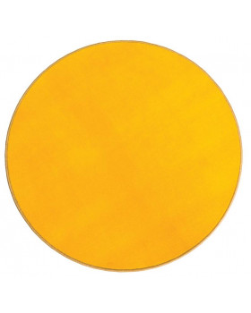 Egyszínű szőnyeg, átmérő 2,5 m - sárga