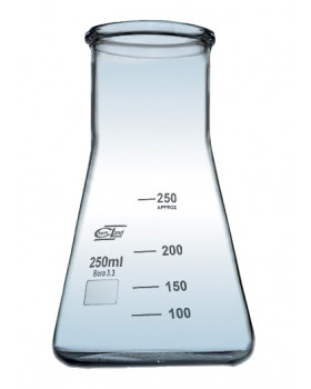 Erlenmeyer lombik széles nyakkal - 25 ml