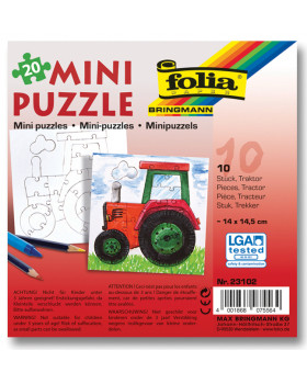 Puzzle kifestő! - Traktor (20 darabos)