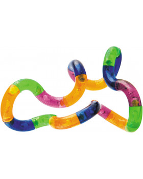 Szenzomotorikus kígyó - átlátszó (17 cm)
