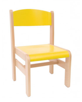 Faszék Extra - ülésmagasság 26 cm - sárga