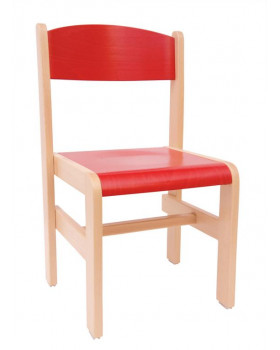 Faszék Extra - ülésmagasság 35 cm - piros