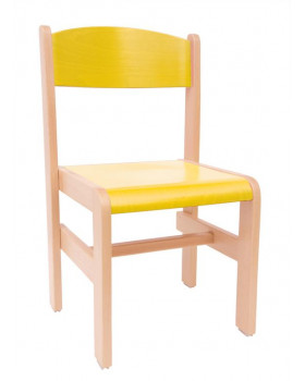 Faszék Extra - ülésmagasság 35 cm - sárga